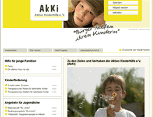 Tablet Screenshot of akki-hameln.de